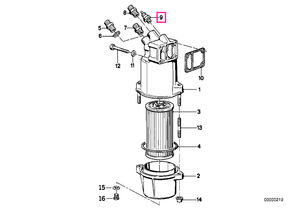 12611277591 Intrerupator M12X1,5 - BMW