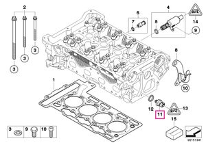 12617568481 Întrerupător presiune ulei - BMW - Mini