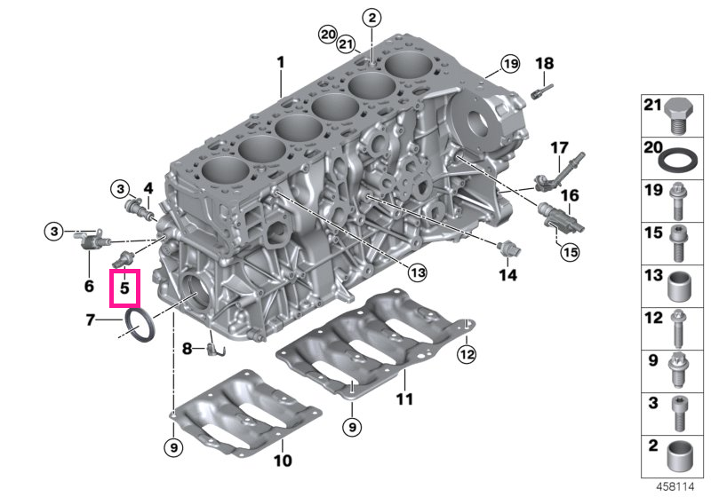 12618577967 Senzor/Comutator presiune ulei - BMW Seria 1, Seria 2, Seria 3, Seria 4, Seria 5, Seria 6, Seria 7, Seria 8,