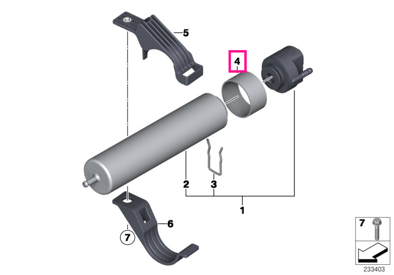 13328585293 Damper ring - BMW