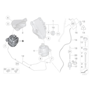 22116777382 Tampon motor, dreapta - BMW Seria 5 F07 F10 F11, Seria 7 F01 F02