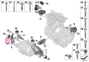 22116856298 Suport motor - BMW