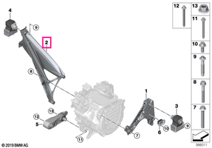 22116878936 Suport susținere transmisie - BMW