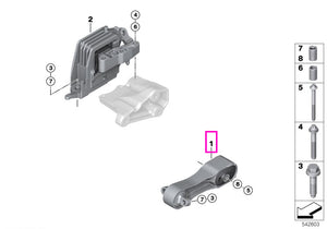 22116885784 Suport motor stabilizator - Mini Cabrio F57, Clubman F54, Countryman F60, F56