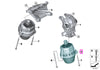 22119894889 Tampon motor, stanga - BMW Seria 5 G60 G61 G68 - tip motor B48N, B48P
