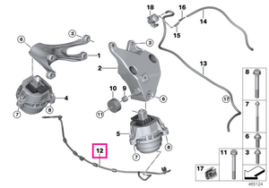 22316861585 Vacuum pipe - BMW