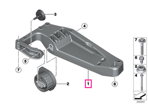 22319485312 Transmission cross member - BMW