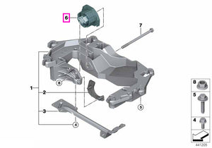 22326853095 Tampon suspensie cutie de viteze - BMW X5 F15, X6 F16