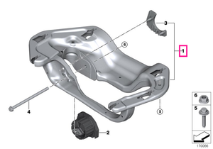 22326854187 Suport cutie de viteze - BMW X5 E70 F15 F85 M, X6 E71 E72 F16 F86 M