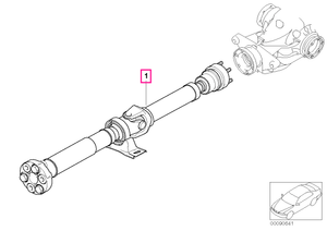 26112229240 Arbore cardanic L=1404MM - BMW