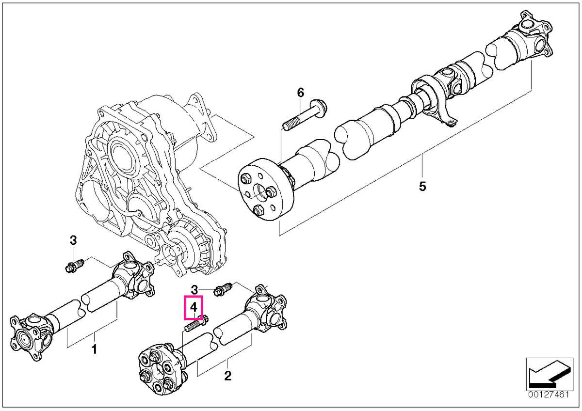 26117525945 Șurub Torx M10X42-10.9ZNS3 - BMW