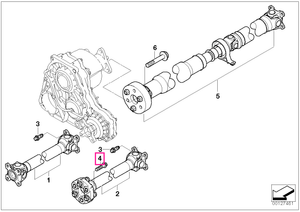 26117525945 Șurub Torx M10X42-10.9ZNS3 - BMW