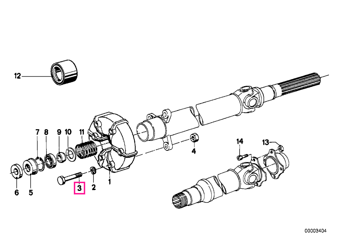 26117526705 Șurub hexagonal M10X50-10.9 - BMW - Mini