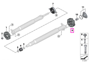 26118487182 Articulatie cardan, 96 mm - BMW X3 G01 G08, X4 G02, X5 G05