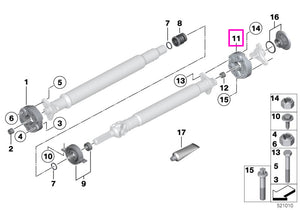 26118845528 Articulatie cardan, LK=96mm - BMW Seria 2 G42, Seria 3 G20 G21 G28, Seria 4 G22 G23 G26, Seria 5 G68