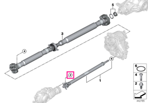 26119454792 Șurub cu Loctite M8X19X10.9 - BMW
