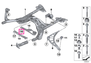 31109801755 Șurub hexagonal flanșă M14X30-10.9 - BMW - Mini