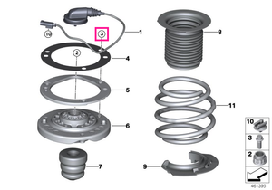 31307855400 Șurub hexagonal M8X33 10.9 ZNS3 - BMW