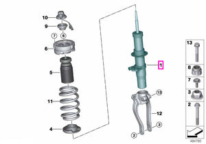 31307856894 Amortizor suspensie, punte fata, dreapta, EDC - BMW Seria 5 F90 M5