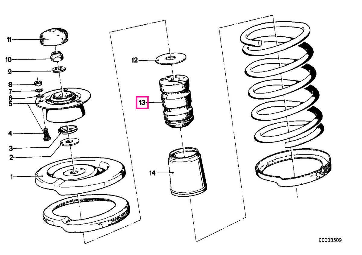 31331117662 Damper - BMW