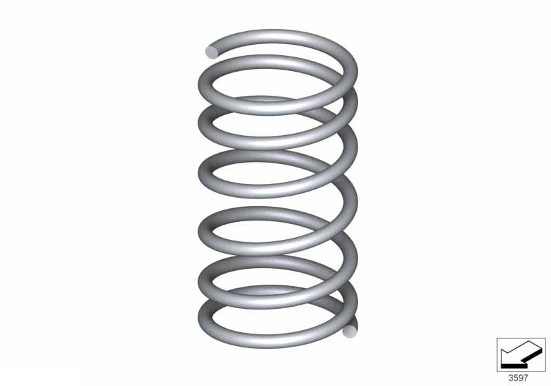 31336786770 Arc elicoidal, suspensie fata - BMW Seria 5 F07, Seria 7 F01 F02 F04
