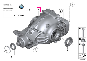 33107584448 Rear-axle-drive I=3,08 - BMW