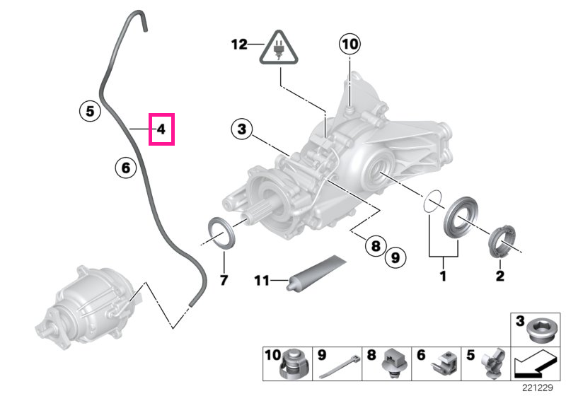 33109805673 Vent pipe - BMW - Mini