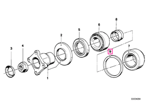 33129065175 Set inele distanţare 3,695MM-3,785MM - BMW