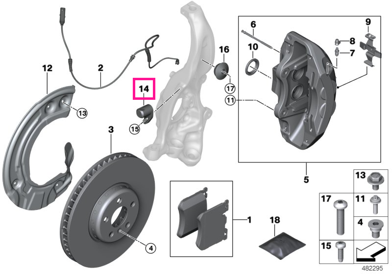34102787166 Additional weight - BMW