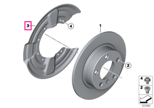 34209805960 Protection plate - BMW - Mini
