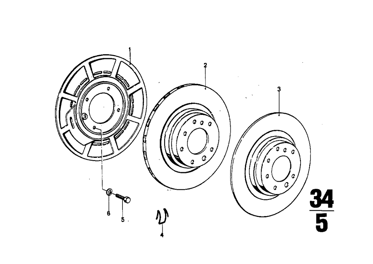 34211107097 Tablă de protecție stânga - BMW