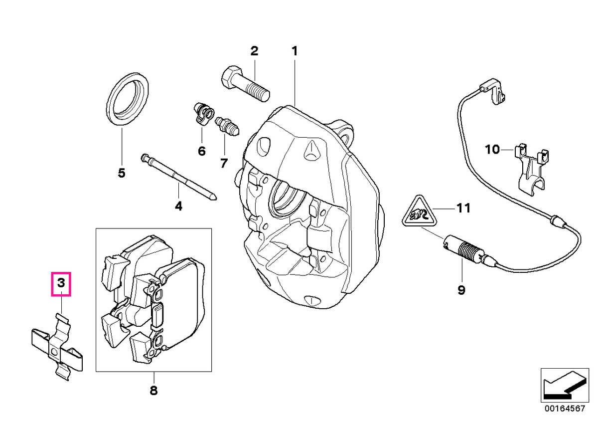 34216780513 Arc expansiune - BMW