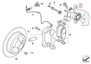 34216784645 Corp etriere stânga - BMW - Mini