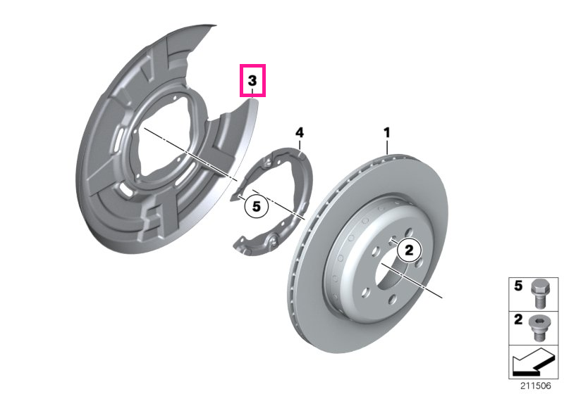 34216788546 Protection plate right - BMW