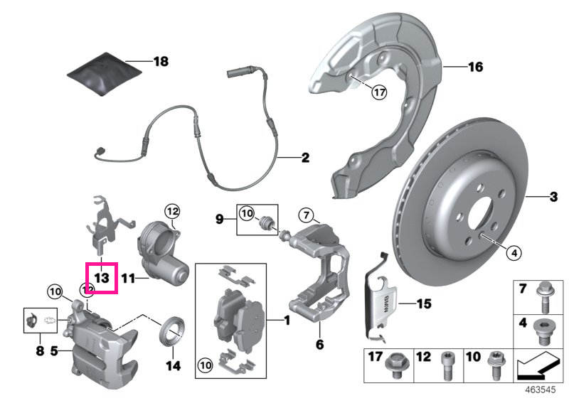 34216870569 Kit reparație rutare cabluri stânga - BMW