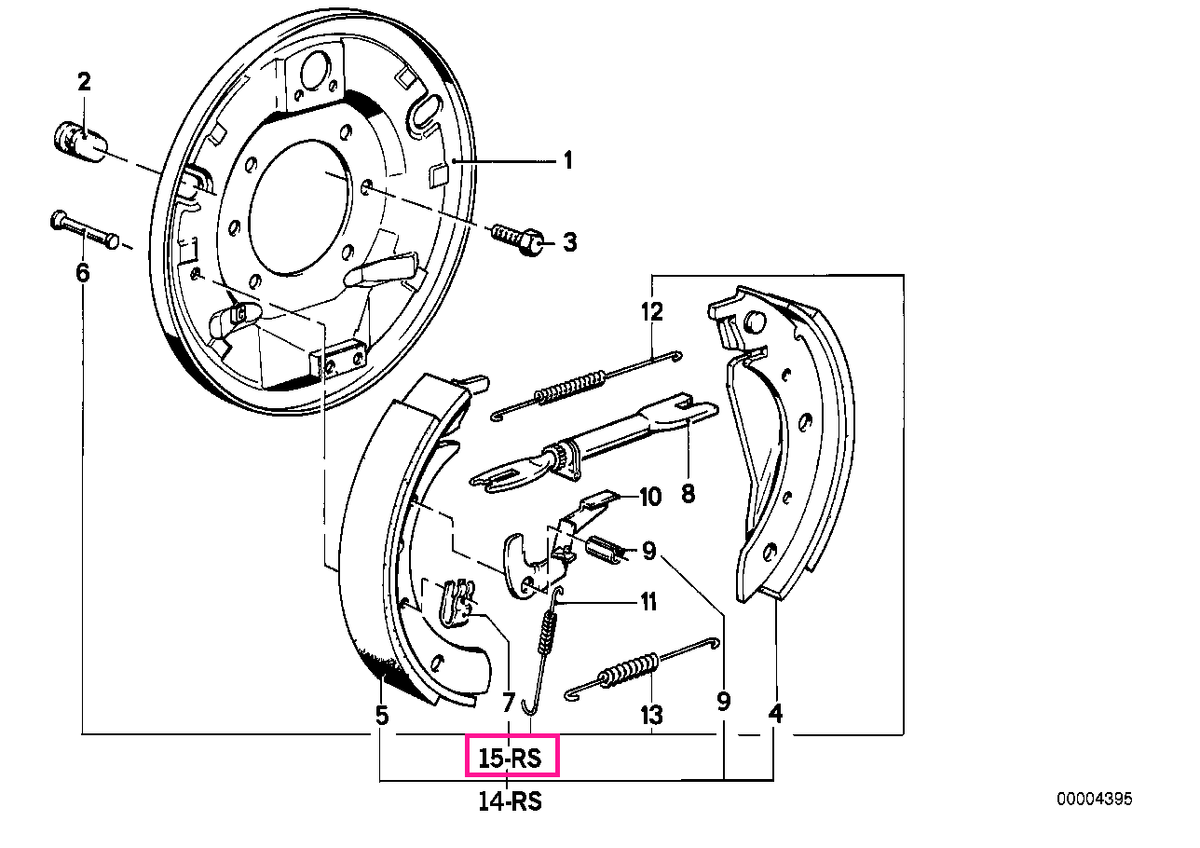 34219064273 Kit reparatie arcuri - BMW