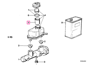 34321120843 Tub colector - BMW