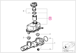 34321159988 Rezervor expansiune - BMW