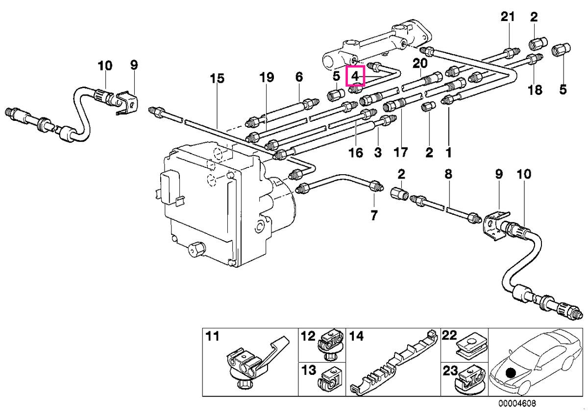 34321164251 Țeavă M12/M12-D=6MM - BMW