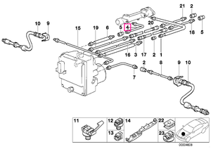 34321164251 Țeavă M12/M12-D=6MM - BMW