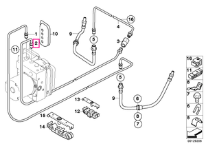 34323412739 Tub M10/M10-3903MM - BMW