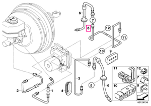 34323412740 Țeavă M10/M12 - BMW