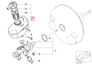 34326750798 Rezervor expansiune cu senzor - BMW
