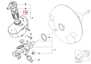 34326752749 Țeavă filtru - BMW