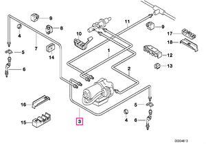 34326755506 Furtun M10/M12-1063MM - BMW