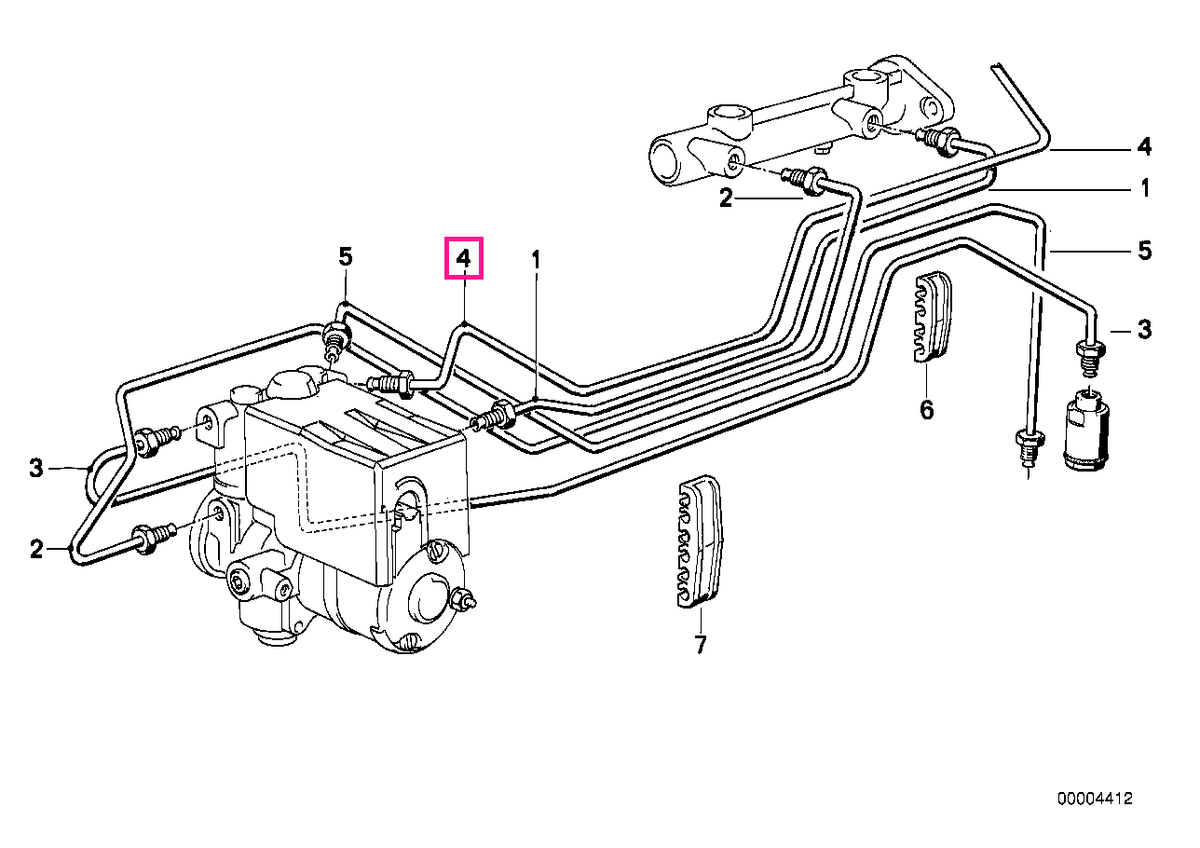 34326755666 Țeavă M10/M10-2436MM - BMW
