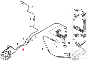 34326757161 Conduct M10/M12-2310MM - BMW