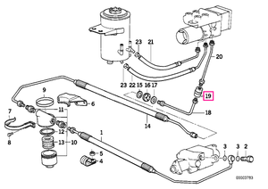 34326757282 Piesă intermediară M10X1 - BMW - Mini