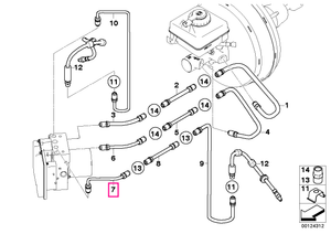 34326760868 Conductă M10/M10 976MM M10/M10-976MM - BMW