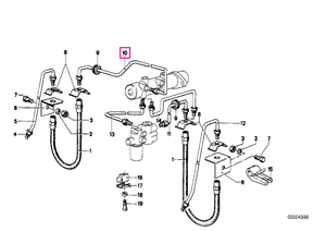 34326772492 Tub M10/M10 - BMW